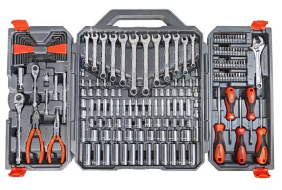 SET TOOL PROFESSIONAL 180 PIECE IN PLASTIC CASE - Sets